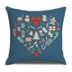 thumbnail image 2 of Matsuzay Funda de almohada navideña con estampado de Navidad, funda de cojín para sofá, funda de almohada decorativa para el hogar, sofá, Navidad, Kits de decoración para fiestas No.08 Matsuzay HA007803-08, 2 of 6