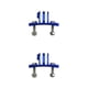 thumbnail image 3 of Sidaley cámara deportiva paracaidismo casco soporte de montaje fijo cámaras de acción escalada esquí aleación de aluminio adaptador de Azul 2piezas, 3 of 6