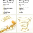 thumbnail image 3 of 20 Gauge 770Feet Aluminum Wire Anodized Jewelry Craft Floral Colored Craft Wire for Beading Necklace Bracelet Jewelry Making, 3 of 8