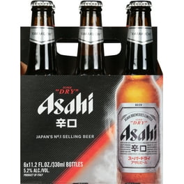 Asahi Super Dry 0.0% (Pack of 24) (1 Case) 11.2oz Bottles