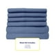 thumbnail image 4 of Juego de sábanas Sweet Home Collection Queen Denim, 6 piezas, 4 of 6