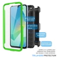 thumbnail image 4 of Ebizware Samsung Galaxy A16 5G Case with [Built-in Screen Protector] and Swivel Holster Belt Clip, Military Grade Heavy Duty Protective Defender Kickstand Phone Case Cover for Galaxy A16 5G - Green, 4 of 10