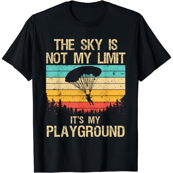 Cool Skydiving Art For Men Women Skydive Parachute Skydiver T-Shirt