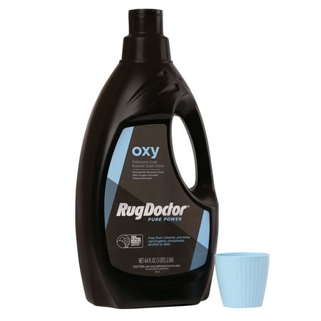 Power Clone Solution Rug Doctor Pure Power with Oxy Carpet Cleaner, 64 oz.; Eco-Friendly, Powerful, Biobased Cleaning Solution for Carpets and Soft Surfaces Fighting Tough, Deep-Down, Set-In Stains, Spots, Soils or Odor ()