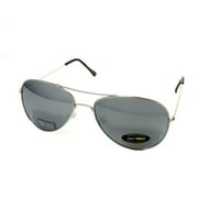 Air Force Aviator Silver Mirror Sunglasses - Mirror Silver