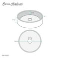 thumbnail image 3 of Cache 15.75" Round Glass Vessel Sink, 3 of 10