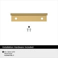 thumbnail image 4 of Amerock Streamline II 3 inch (76mm) Length Champagne Bronze Cabinet Finger Edge Pull, 25 Pack, 4 of 4