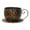 Bronze, variant on Planter Pot Iron Teacup Flower Pot Creative Design Metal Construction for Indoor Outdoor Tabletop Display