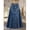 Light Wash-L, variant on Womens Light Wash Denim Midi Skirt With Pockets A-Line Flare Style