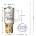thumbnail image 2 of ‎Modern 40oz Nurse Tumbler, Sleek Stainless Steel Design, Ergonomic Handle, A Contemporary Gift for Nurse, Perfect for the Modern Healthcare Professional, 2 of 5