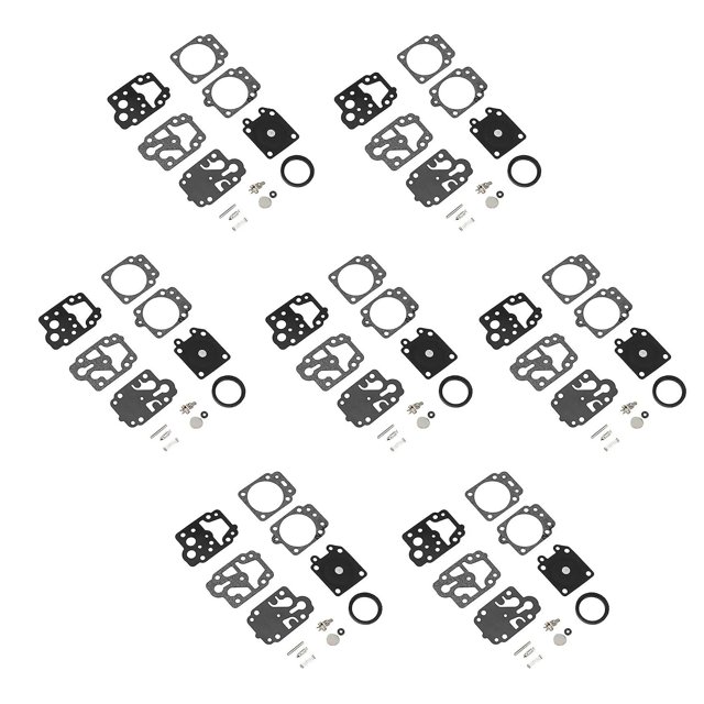 10pcs Carburetor Repair Rebuild Gasket Needle Kit for K20-WYJ Walbro Echo Husqvarna Toro Ryobi Honda Homelite Trimmer~18813