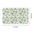 thumbnail image 5 of White daisy Door Mat for Indoor, Welcome Door Mats Front Entrance Rug, Non-Slip Bathroom kitchen Rugs for Inside Floor, Small Rug Dog Door Mat 20X31.5 Inch, 5 of 5