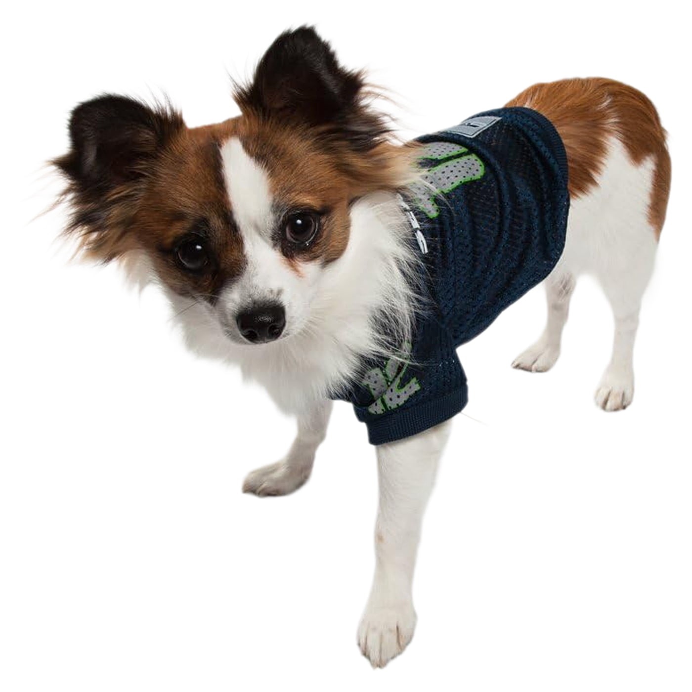 Pets First NFL Seattle Seahawks #12 DOGS & CATS Premium Raglan Mesh Jersey. Licensed, Durable, Breathable Jersey - Medium