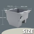 thumbnail image 3 of Caja de enchufe eléctrico YQSIYU de 2 bandas de plástico de 26 pulgadas cúbicas, 3 of 5