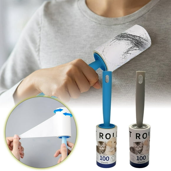Rouleaux Anti-Peluches pour Poils d'Animaux Ensemble Extra Collant Rouleaux Anti-Peluches pour Chien et Chat Anti-Peluches pour Toit Humide et Oublié Vaporisateur Quotidien Vaporisateur de Cuisine Détachant pour Poulpe et Joint