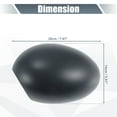 thumbnail image 3 of Unique Bargains Pair Car Rear View Mirror Cover Cap Replacement Gray for BMW Mini Clubman R55 Hatchback Cooper R56, 3 of 6