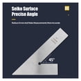 thumbnail image 5 of 45 Degree Flat Edge Square Ruler For Carpentry Measurment Try Square Carpenter Tools Woodworking Metal Angle Ruler Set Squares ,for Accurate Evaluation, 5 of 7