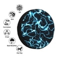 thumbnail image 4 of Yiaed Lightning Print Tire Wheel Cover, Waterproof Spare Tire Cover Fit for Jeep, Truck,Trailer, RV, SUV, Camper and Most Vehicle-15 inch, 4 of 6