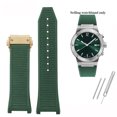 thumbnail image 3 of Correa de reloj de goma de silicona para reloj deportivo Ferra-ga-mo Three-eye F80 Correa F-80 Pulsera de acero fino con muesca para hombre Herramientas de entrega, 3 of 5