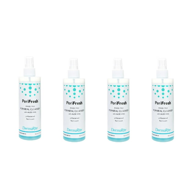 RinseFree Perineal Wash PeriFresh 7.5 oz. With Aloe Vera, 4 Pack