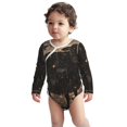 thumbnail image 2 of Xecao Starry Night Black Sheep Print Baby unisex-baby Cotton Long-sleeve Bodysuits-3 Months, 2 of 6