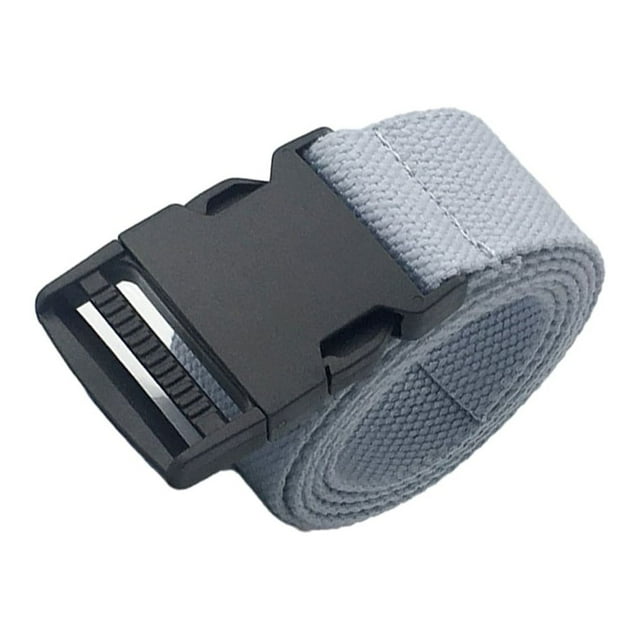 kurtrusly Outdoor Breathable Men Waist Belt Quick Release Buckle Dusty Blue