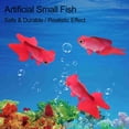 thumbnail image 5 of Realistic Artificial Red Goldfish Aquarium Floating Decor Soft Silicone Fish Tank Ornament, 5 of 9