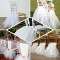 thumbnail image 5 of Efavormart 5PCS Ivory Bridal Wedding Party Lace And Tulle Tutu Chair Covers Dinning Event Slipcover For Banquet Catering, 5 of 5