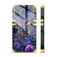 thumbnail image 3 of FKBRCL4U Compatible with Samsung Galaxy S20 Case, Glistening Golden Butterfly Vibrant Purple Blue Luxury Golden Decoration for Girl Women Soft TPU Shockproof Protective Hard PC Back, 3 of 7