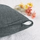 thumbnail image 4 of Funda de Almohada Decorativa de Lino Regal Woven para Casa, Juego de 2 Fundas de Cojín Cuadradas Rústicas para Sofá Negro 20" x 20", 4 of 6