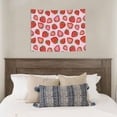 thumbnail image 3 of kawaii strawberry fruits Tapestry for Bedroom - Tapestry Wall Hanging Wall Tapestry for Dorm Wall Decor Home Decoration , Aesthetic Funny Tapestry 29 x 37in, 3 of 5