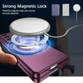 thumbnail image 5 of Tianle Magnetic Mobile Phone Case for Samsung Galaxy Z Fold 4 5G,Rotating Folding Stand Shockproof Phone Case Compatible with Samsung Galaxy Z Fold 4 (Purple), 5 of 7
