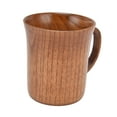 thumbnail image 4 of Wooden Mug, 280ml Ergonomic Drinking Cup Reusable With Handle For Office Tea Coffee Water, 4 of 8