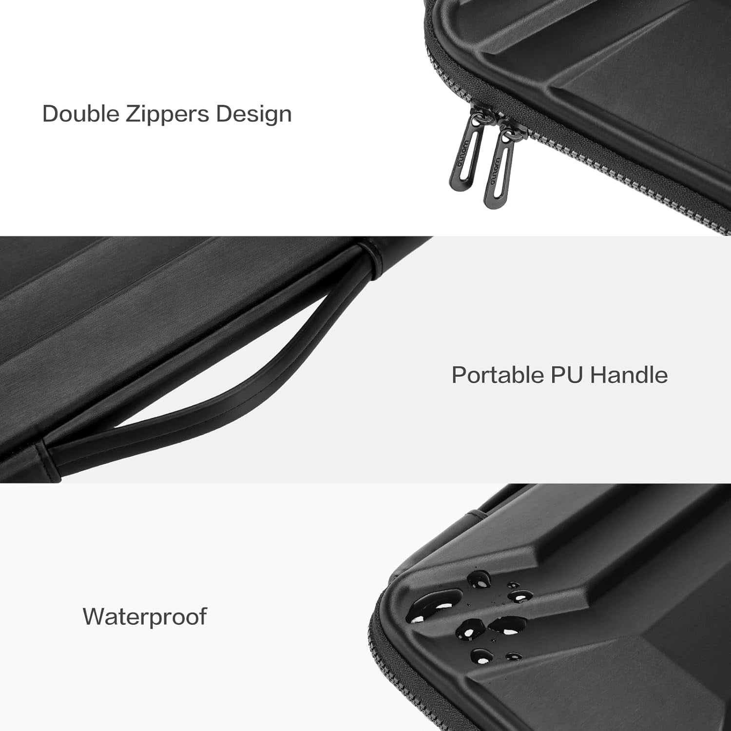 MOSISO Laptop Hard Shell Case for Men Women, 13-14 inch Waterproof Shockproof Computer Bag for Laptop with Handle