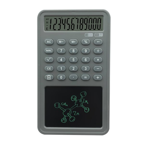 Calculadora Calculadora de escritorio con tableta de escritura LCD Pantalla de 12 dígitos