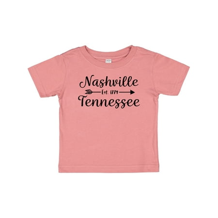 

Inktastic Nashville Tennessee Est.1779 Gift Baby Boy or Baby Girl T-Shirt
