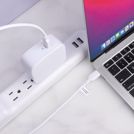 ONN GAN 100W LAPTOP CHARGER COMPATIBLE FOR APPLE, DELL, HP, ASUS, ACER, LENOVO, SAMSUNG WHITE