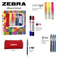 thumbnail image 2 of Zebra Office & School Set Incluye 3 resaltadores Zazzle Light - 2 Marcadores para pizarrón 2INK - 3 Bolígrafos Z grip y 1 portaminas Z-907 + Lapicera de Regalo, 2 of 5