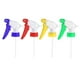 thumbnail image 1 of Gatillo de Botella de Spray Plástico Portátil Uxcell de 6.69" para Riego de Plantas en Macetas Multi-Color Set 4 en 1, 1 of 1