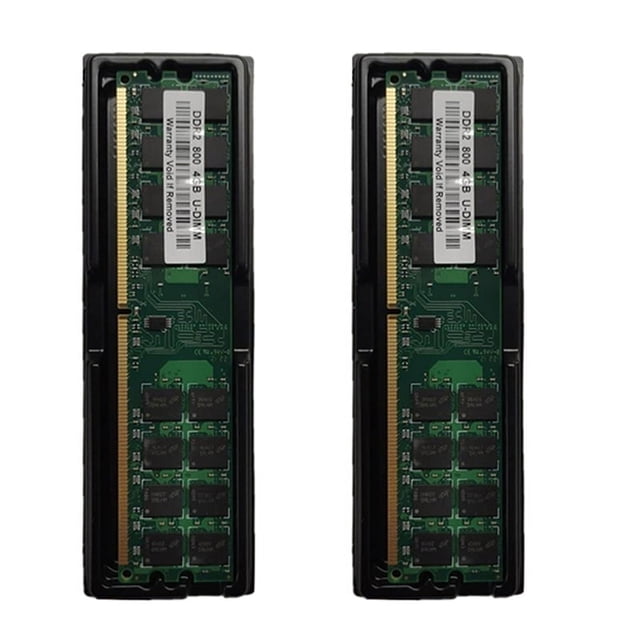 2 x 4 GB DDR2 800 MHz PC2-6400 Memoria RAM para PC DIMM de 240 pines compatible con plataforma AMD para memoria dedicada de escritorio AMD