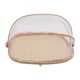 thumbnail image 4 of Carpa para alimentos, cesta de bambú tejida a mano, bandeja para frutas, cesta , contenedor, plato para servir comida, cubierta de malla para 35cmx37cmx16cm, 4 of 9