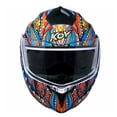 thumbnail image 3 of Casco Para Moto Abatible Kov Stealth Alebrije Azul Dot Talla XL KOV Stealth Alebrije, 3 of 3