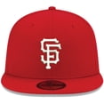 thumbnail image 2 of Men's New Era Red San Francisco Giants White Logo 59FIFTY Fitted Hat, 2 of 6