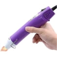 thumbnail image 5 of Mini Electric Heat Gun 300W Mini Shrink Heat Tool Embossing Heat Tool Mini Heat Gun DIY Tool (Purple, 5 of 5
