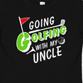 thumbnail image 4 of Inktastic Going Golfing with My Uncle Kids Golf Boys or Girls Baby T-Shirt, 4 of 5