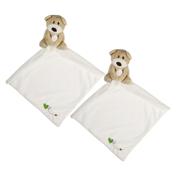 2 mantas de seguridad con forma de osito de peluche para bebés recién nacidos (niños y niñas).