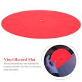 thumbnail image 3 of Tapis de Platine en Silicone pour Usage Domestique Rouge 170mm Disque de Tourne-Disque Protecteur, 3 of 8