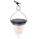 thumbnail image 1 of Lámpara colgante cónica con luces LED solares impermeables para exteriores, patio y jardín., 1 of 14