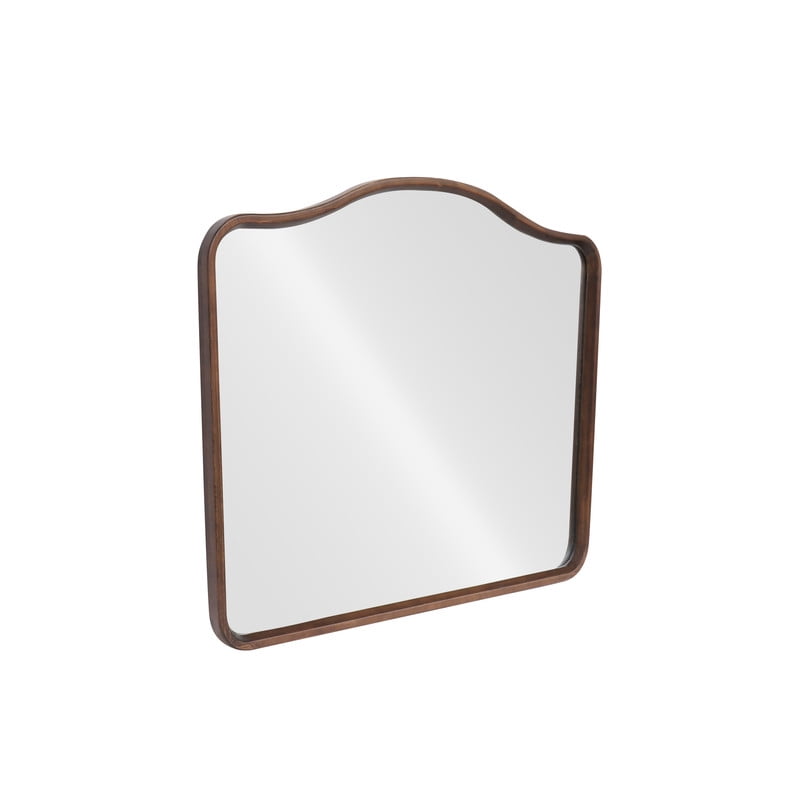 Better Homes & Gardens French Heritage 29x24 Walnut Large Wall Mirror for Living Room