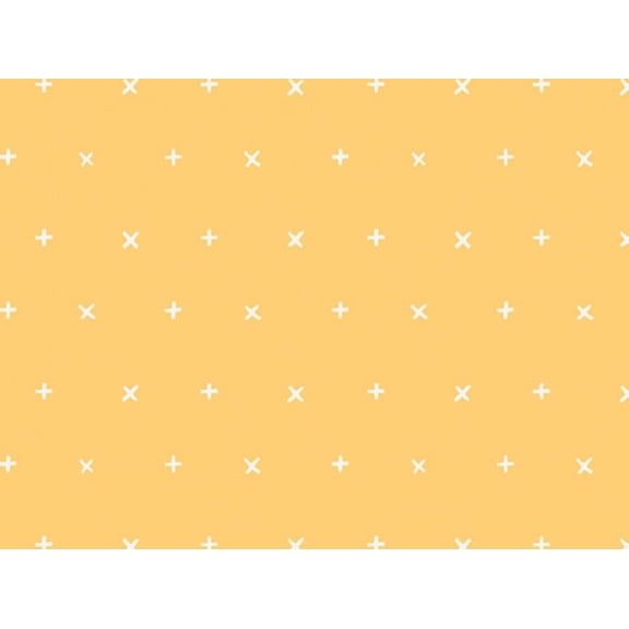 Cotton Poplin Fabric Yellow - per yard